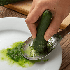 Stainless Steel Baby Food Garlic Grinder Spoon