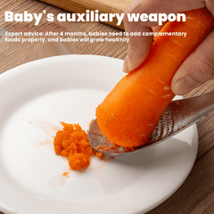 Stainless Steel Baby Food Garlic Grinder Spoon