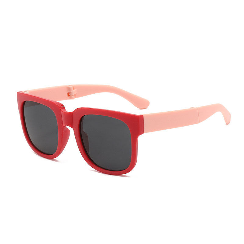 Kids Folding Sunglasses Baby Sun Protection UV Shield