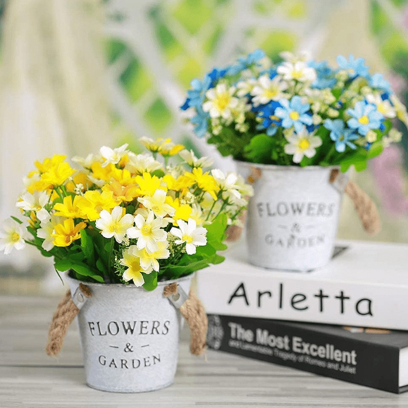 Artificial Daisy Flower Bundle Real Touch Home Wedding Office Decor