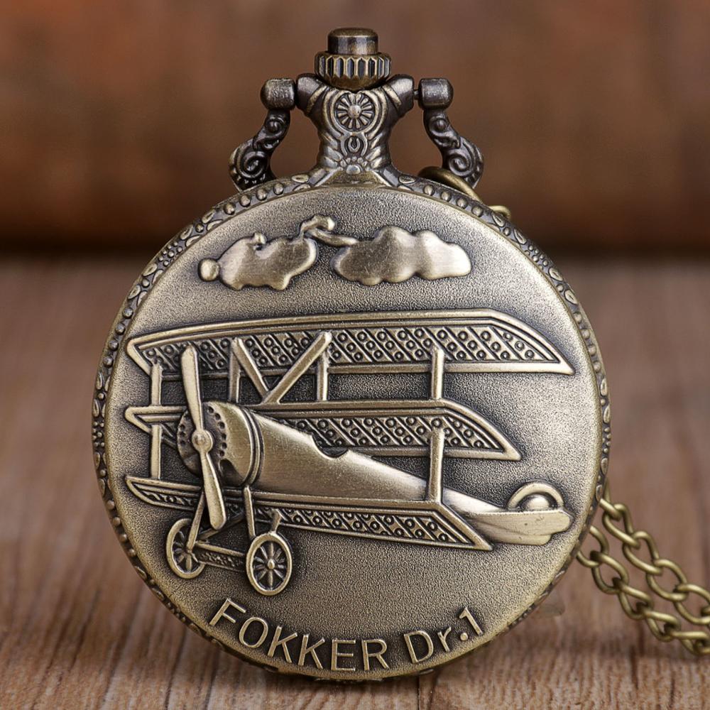 Vintage Alloy Pocket Watch With Chain Pendant Gift For Children