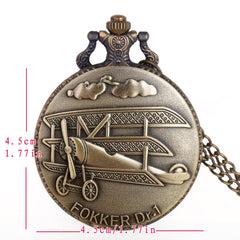 Vintage Alloy Pocket Watch With Chain Pendant Gift For Children