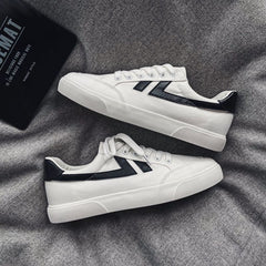 Men's Lace Up Canvas Sneakers Casual Outdoor Walking Shoes
