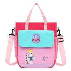 Dinosaur Pattern Tutoring Bag Crossbody Bag Lightweight School Bag