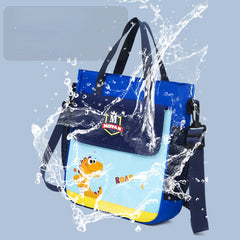 Dinosaur Pattern Tutoring Bag Crossbody Bag Lightweight School Bag