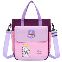 Dinosaur Pattern Tutoring Bag Crossbody Bag Lightweight School Bag
