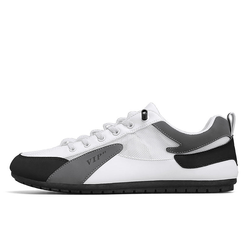 Men's Casual Low Top Skate Shoes Breathable Comfy Anti skid Lace Up Sneakers