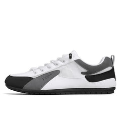 Men's Casual Low Top Skate Shoes Breathable Comfy Anti skid Lace Up Sneakers