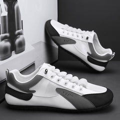 Men's Casual Low Top Skate Shoes Breathable Comfy Anti skid Lace Up Sneakers
