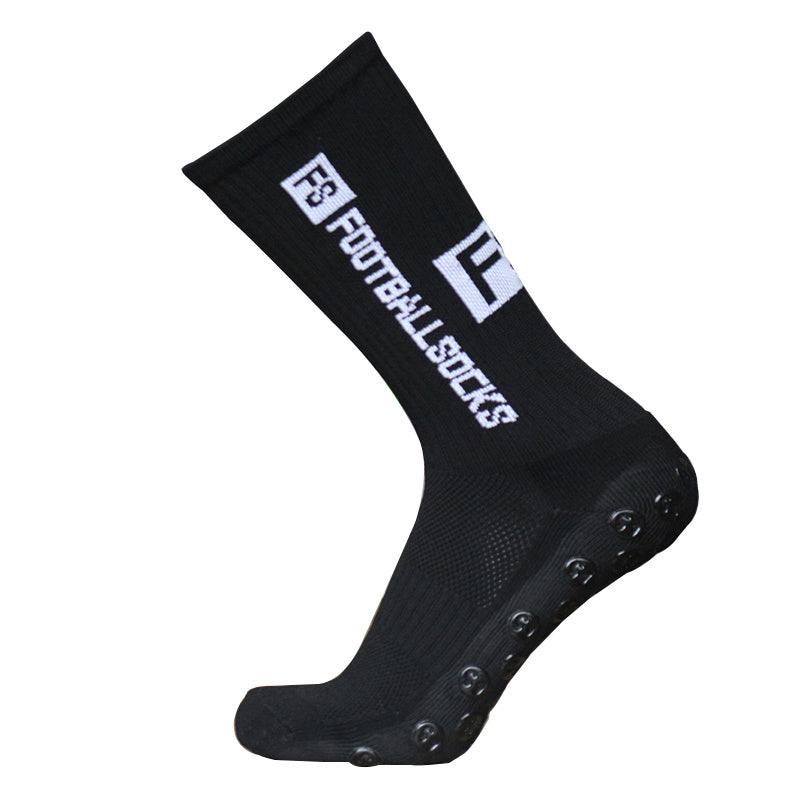 Non slip Silica Gel Mid calf Football Socks