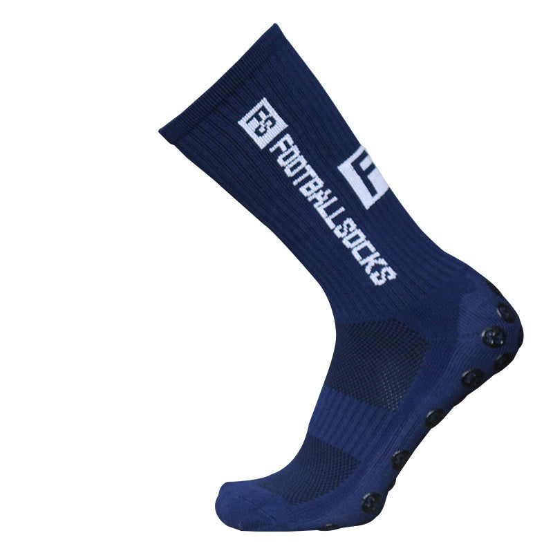 Non slip Silica Gel Mid calf Football Socks