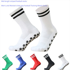 Non Slip Silica Gel Mid Calf Football Socks