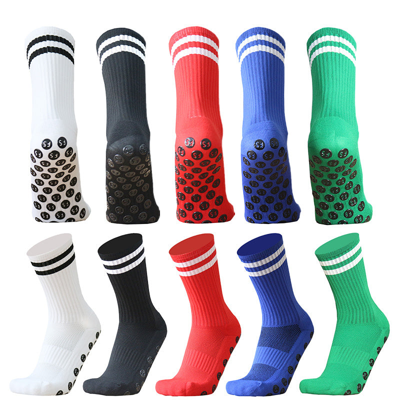 Non Slip Silica Gel Mid Calf Football Socks