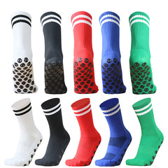 Non Slip Silica Gel Mid Calf Football Socks