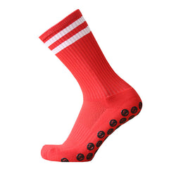Non Slip Silica Gel Mid Calf Football Socks