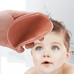 Newborn Baby Head Fat Comb Soft Bath Hair Cleaning Tool