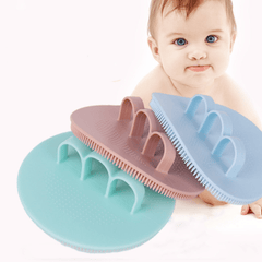 Newborn Baby Head Fat Comb Soft Bath Hair Cleaning Tool