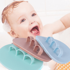 Newborn Baby Head Fat Comb Soft Bath Hair Cleaning Tool