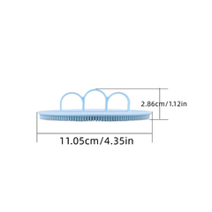 Newborn Baby Head Fat Comb Soft Bath Hair Cleaning Tool