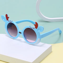Girl's Cartoon Style Sunglasses Baby Silicone Anti-UV Glasses