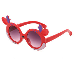 Girl's Cartoon Style Sunglasses Baby Silicone Anti-UV Glasses