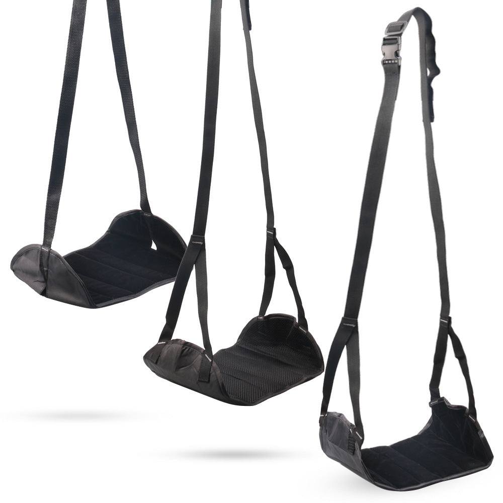 Portable Memory Foam Foot Rest Hammock for Travel Office Home