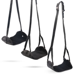 Portable Memory Foam Foot Rest Hammock for Travel Office Home