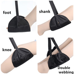 Portable Memory Foam Foot Rest Hammock for Travel Office Home