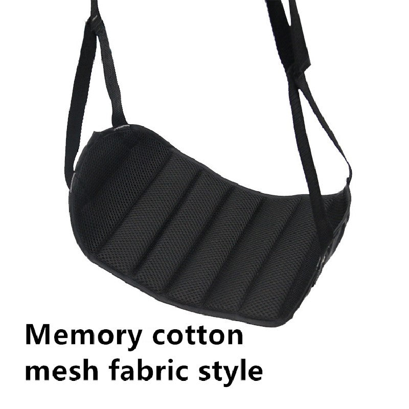 Portable Memory Foam Foot Rest Hammock for Travel Office Home