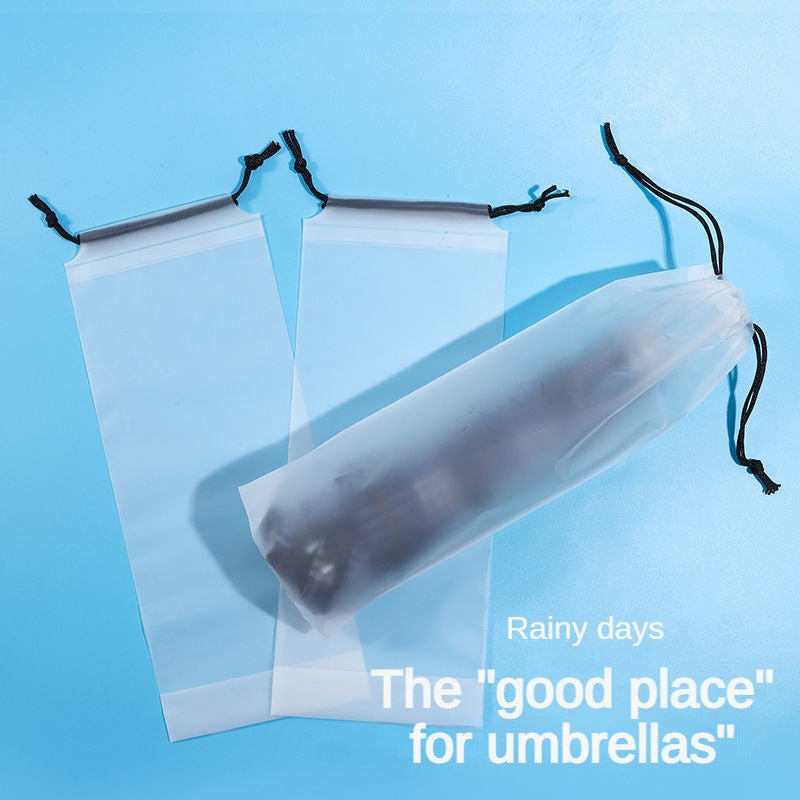 Clear Umbrella Storage Bag Foldable Waterproof Practical Travel Accessory