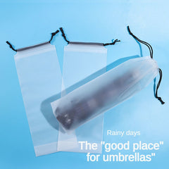 Clear Umbrella Storage Bag Foldable Waterproof Practical Travel Accessory