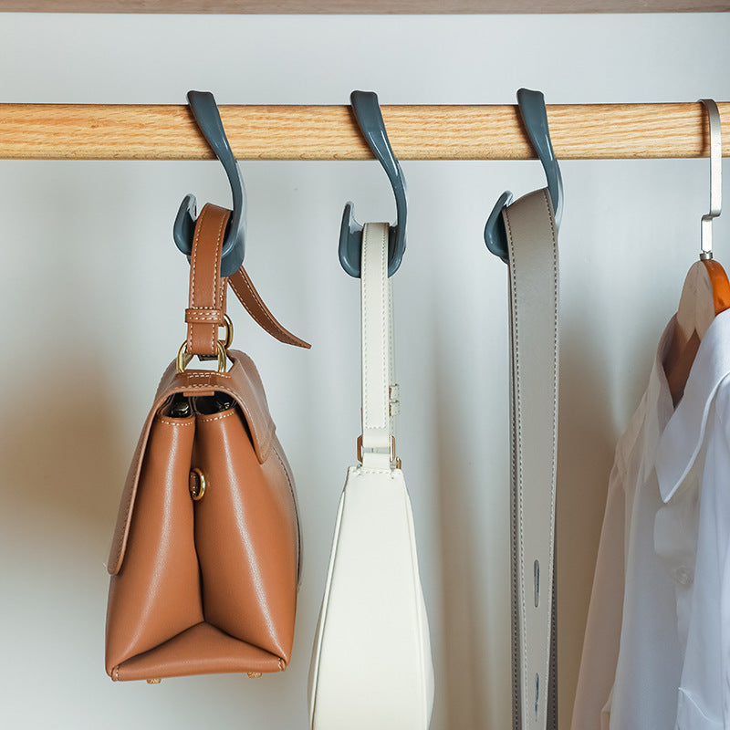 Wardrobe Organizer with Scarf Hook, Belt Hanger, Handbag and Purse Storage