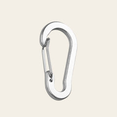 6pcs Mountaineering Buckle Camping Safety Stainless Steel Spring Buckle