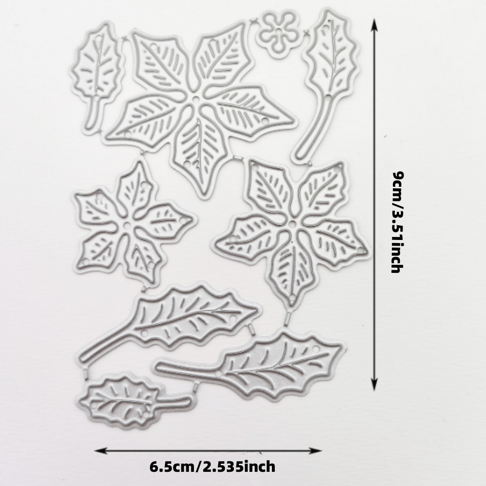 1pc Metal Cutting Dies Flower Leaf Decoration for DIY Cards Scrapbooking