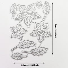 1pc Metal Cutting Dies Flower Leaf Decoration for DIY Cards Scrapbooking