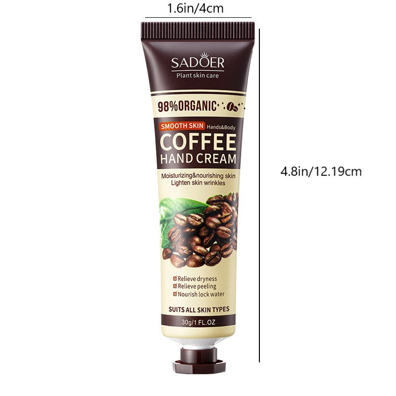 3pcs Coffee Hand Cream Moisturizing for Dry Hands