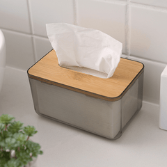 Nordic PET Transparent Tissue Box Household Napkin Storage Box