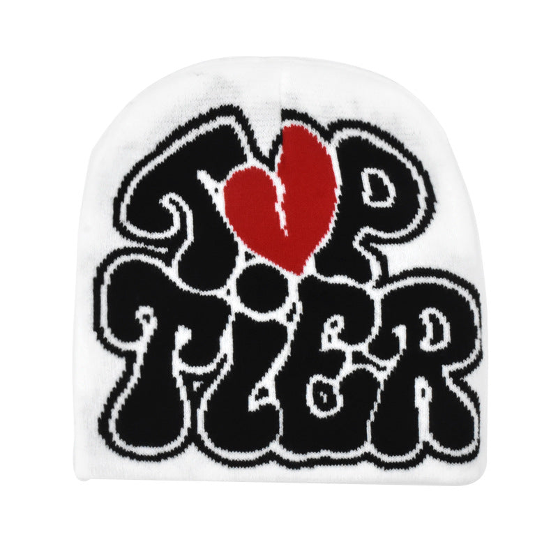 Y2K Multicolor Ear Protection Beanie Hat for Men and Women