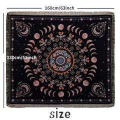 Bohemian Multifunctional Blanket for Sofa Picnic Camping Soft Durable Cover