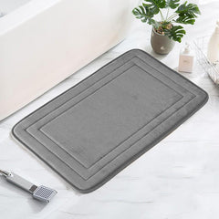Soft Non Slip Absorbent Bath Mat Machine Washable Shower Carpet