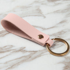 5pcs PU Leather Keychain For Men Car Key Strap Business Gift