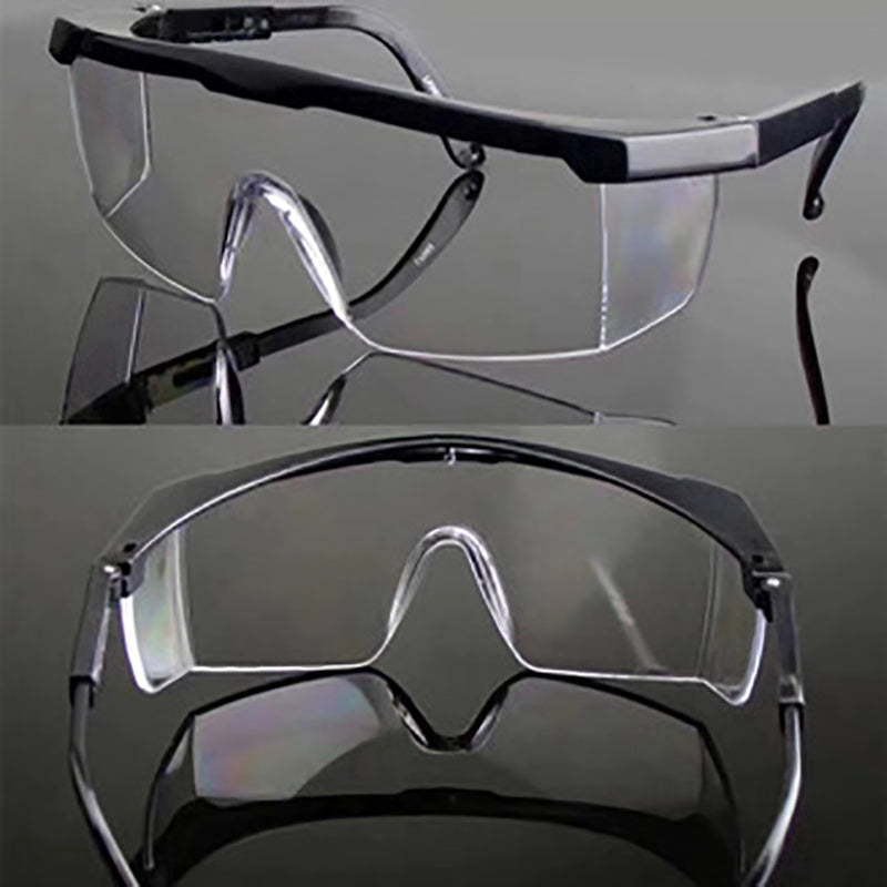 Shield Safety Glasses Anti Fog Clear One-piece Goggles Reusable Protective