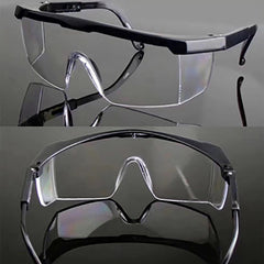 Shield Safety Glasses Anti Fog Clear One-piece Goggles Reusable Protective