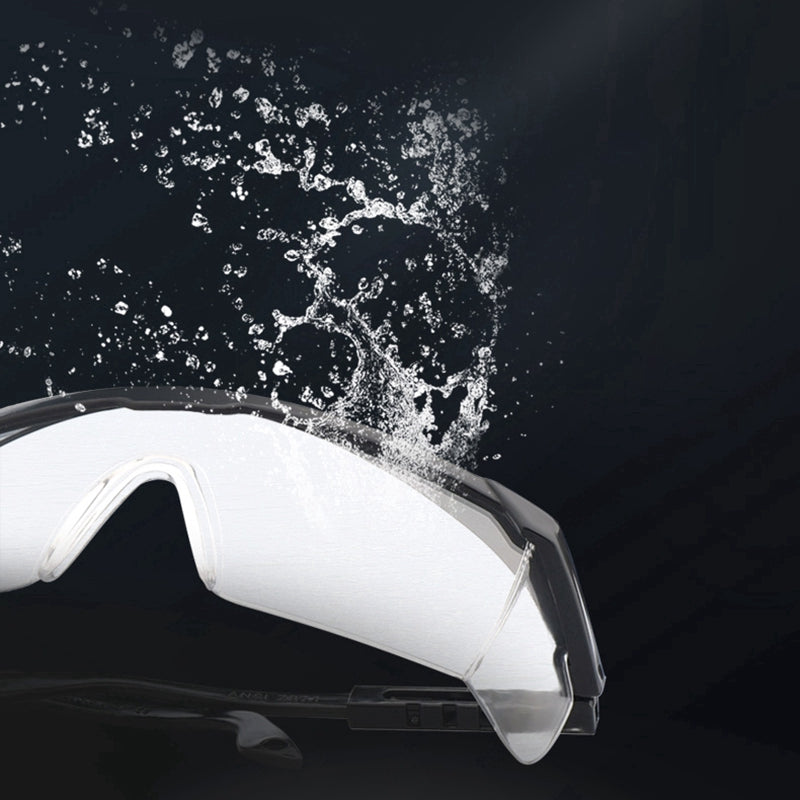Shield Safety Glasses Anti Fog Clear One-piece Goggles Reusable Protective