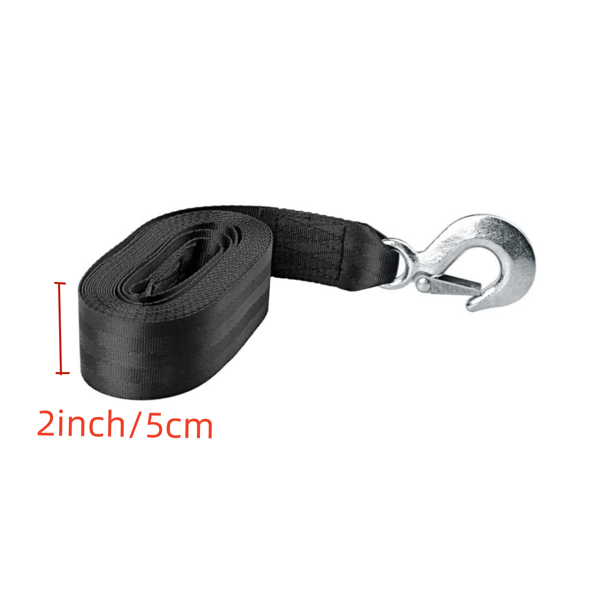 Trailer Winch Strap 5.08x6.1m Heavy Duty 4535.92KG