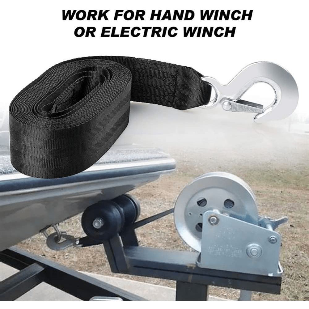 Trailer Winch Strap 5.08x6.1m Heavy Duty 4535.92KG