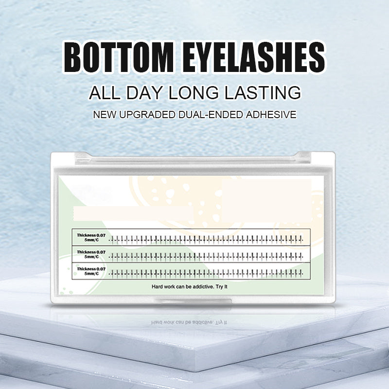 5 Boxes Lower False Eyelashes 5mm Lightweight Soft DIY Eyelash Extension