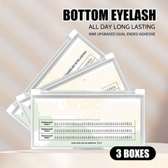 5 Boxes Lower False Eyelashes 5mm Lightweight Soft DIY Eyelash Extension
