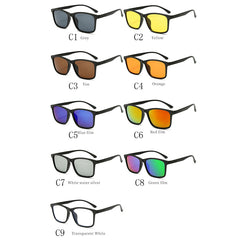 Men's Vintage Square Polarized Sunglasses UV Protection