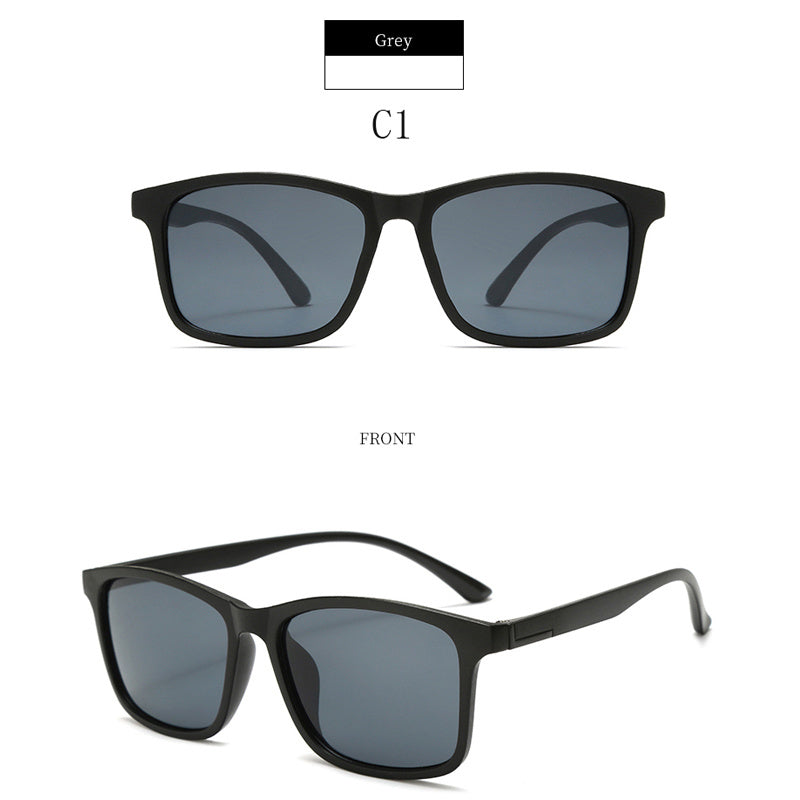 Men's Vintage Square Polarized Sunglasses UV Protection